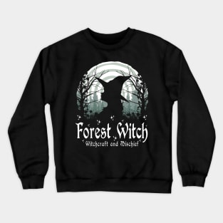 Wicca Witchcraft Forest Witch Crewneck Sweatshirt